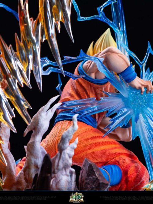 Super Saiyan 2 Goku Kame Hame Ha GK Resin Statue