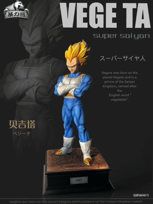 Super Saiyan 3 Majin Vegeta GK Resin Statue