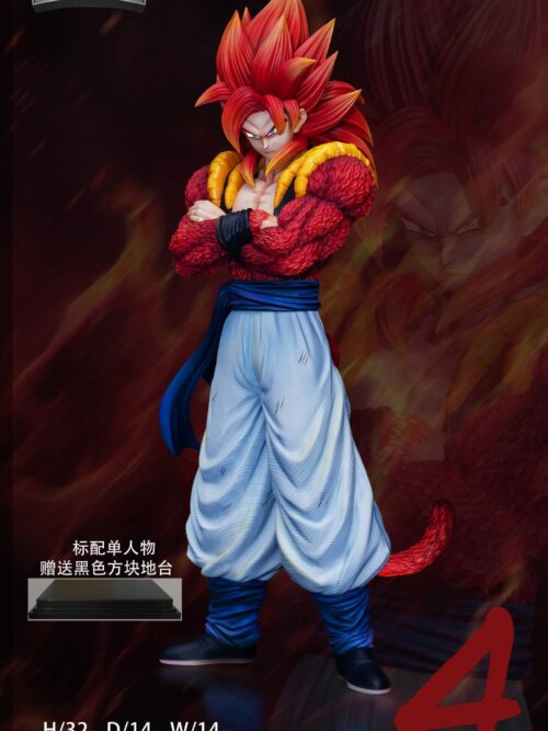 Super Saiyan 4 Goku & Vegeta & Gogeta GK Resin Statue