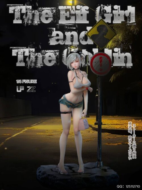 The Elf Girl and the Goblin GK Resin Statue