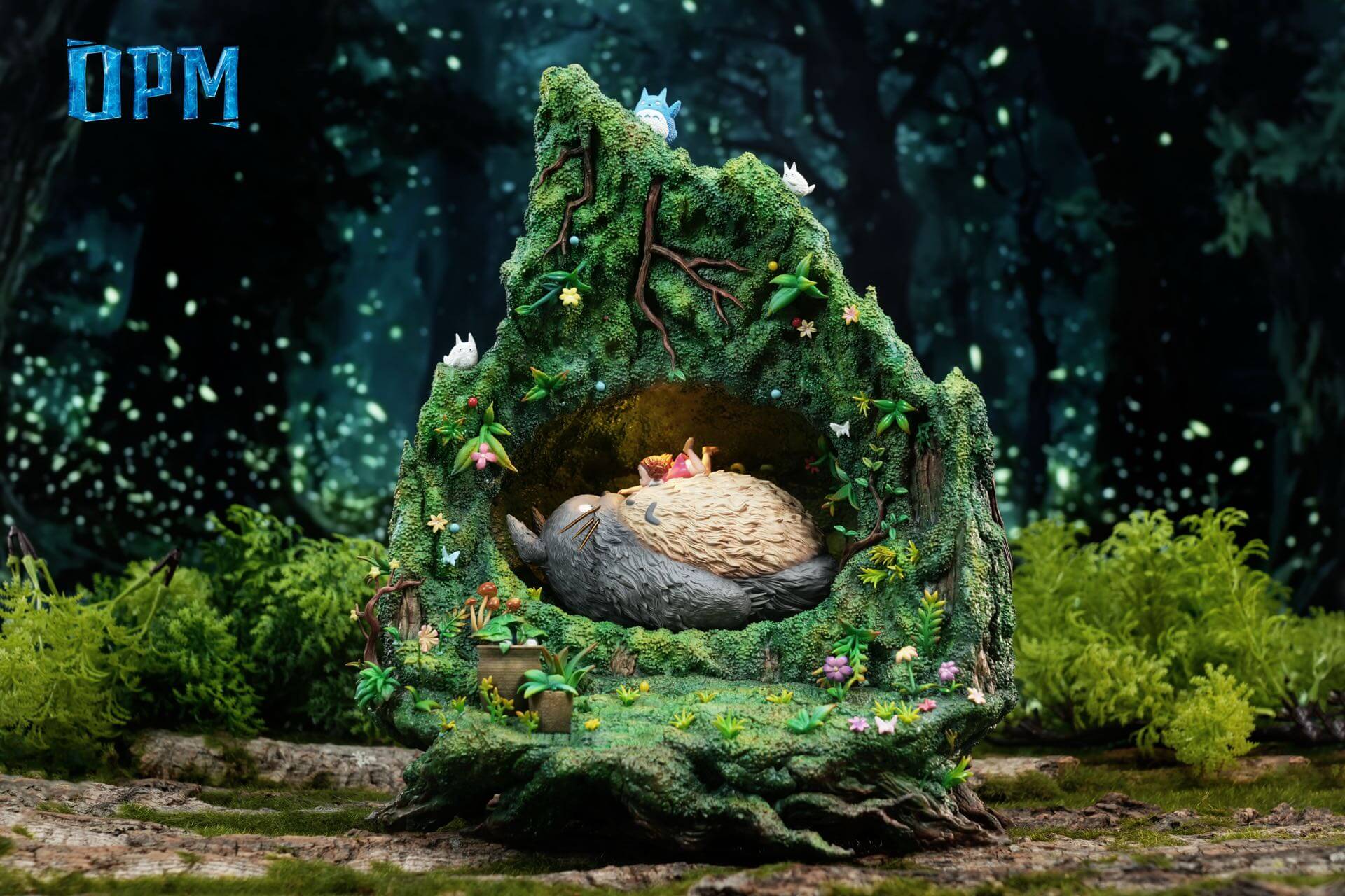 Totoro-Tree-Hollow-Diorama-OPM-Studio-2 Totoro “Tree Hollow” Diorama - OPM-Studio - Image 1