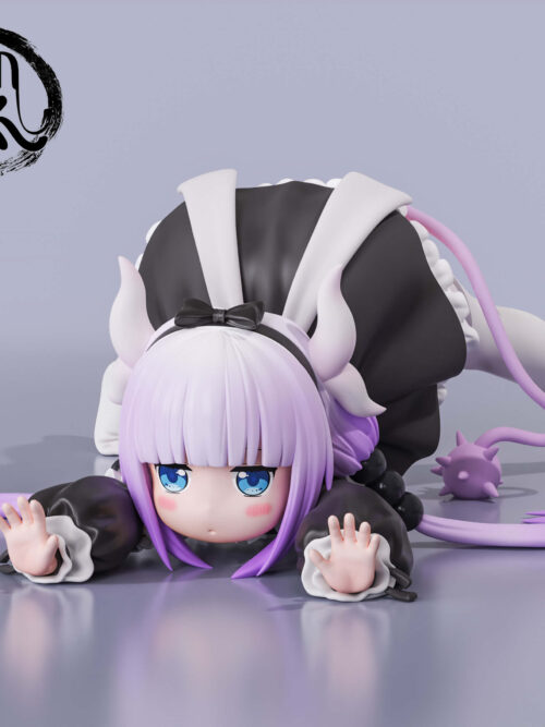 Tumbled Maid Kanna Kamui GK Resin Statue