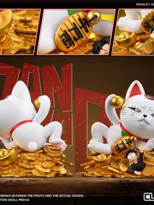 Turbo Granny Lucky Cat GK Resin Statue