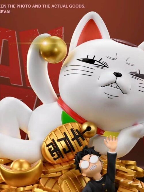 Turbo Granny Lucky Cat GK Resin Statue