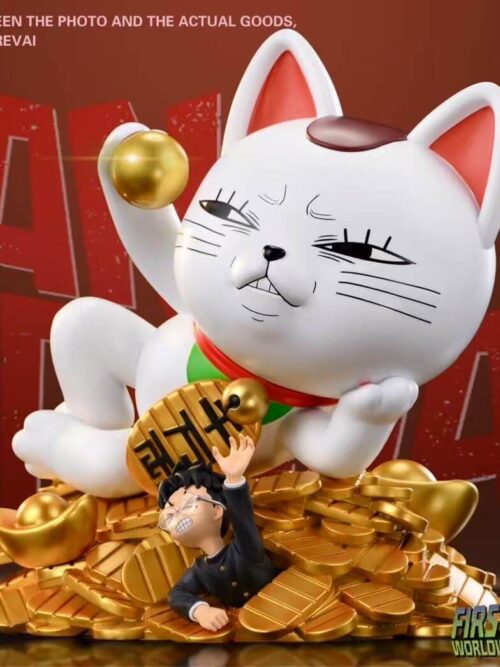Turbo Granny Lucky Cat GK Resin Statue