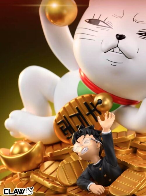 Turbo Granny Lucky Cat GK Resin Statue