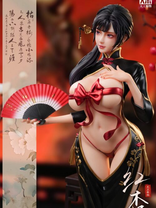 Uniform Series Part 3: Cheongsam Red Apricot GK Resin Statue