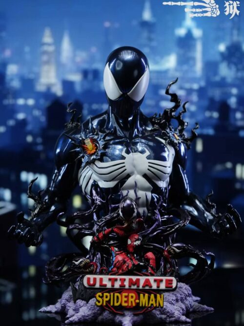 Venom vs. Spider-Man Symbiosis Bust GK Resin Statue