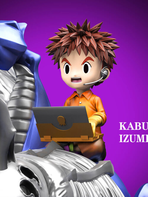 Vol. 5 Kabuterimon & Izumi Kōshirō GK Resin Statue