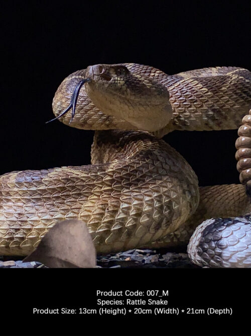Western Diamondback Rattlesnake GK Resin Statue