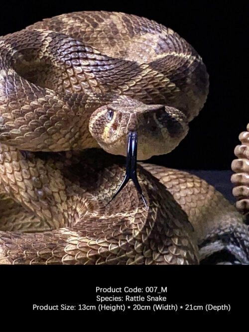 Western Diamondback Rattlesnake GK Resin Statue