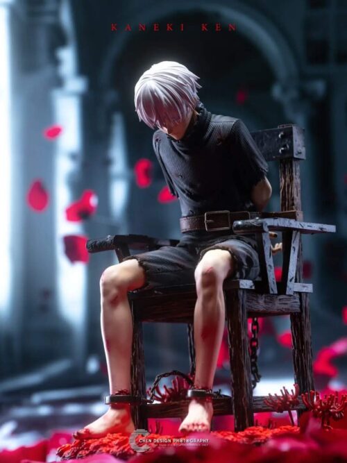 White-Haired Boy on the Chair GK Resin Statue
