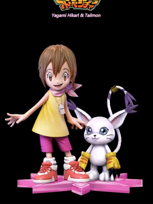 Yagami Hikari & Tailmon GK Resin Statue