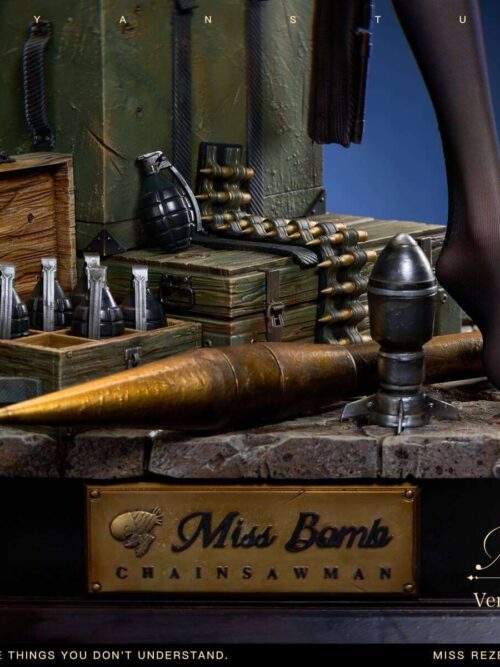Reze Cosplay Miss Bomb GK Resin Statue