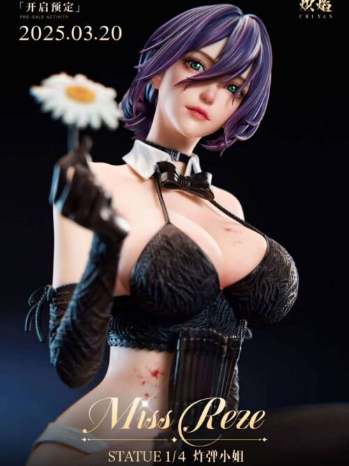 Reze Cosplay Miss Bomb GK Resin Statue