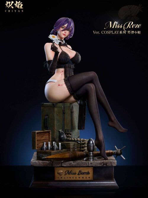 Reze Cosplay Miss Bomb GK Resin Statue