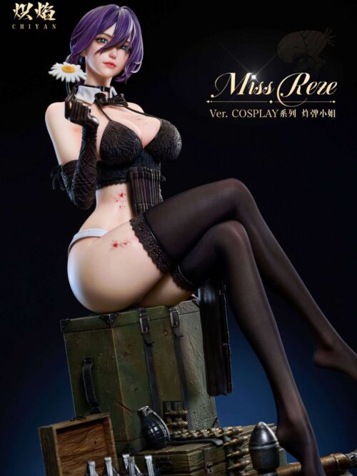 Reze Cosplay Miss Bomb GK Resin Statue