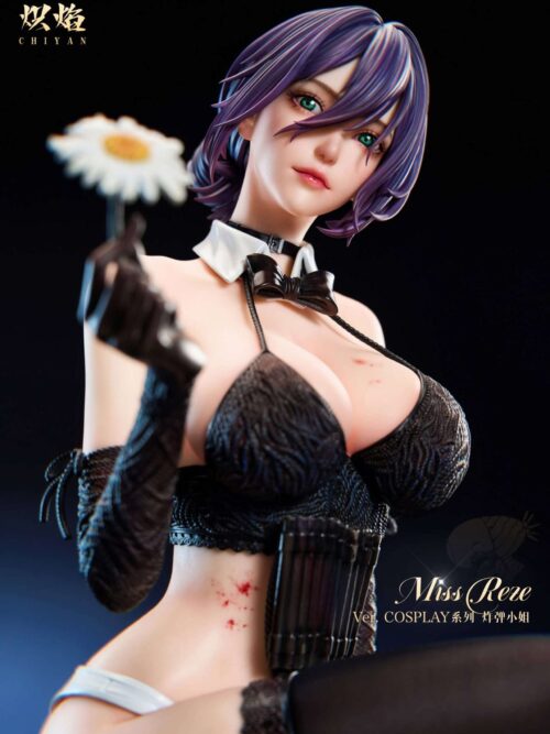 Reze Cosplay Miss Bomb GK Resin Statue