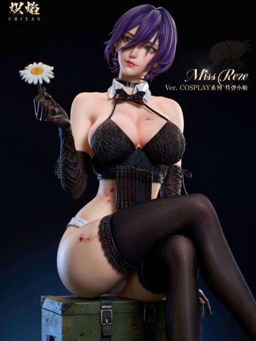 Reze Cosplay Miss Bomb GK Resin Statue