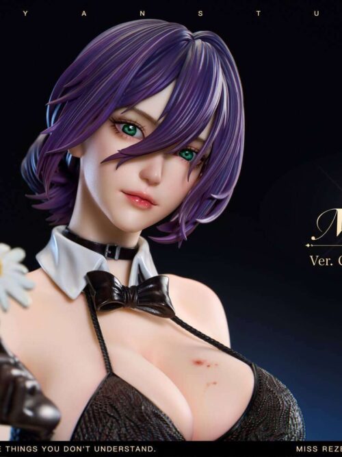 Reze Cosplay Miss Bomb GK Resin Statue