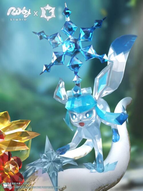 Terastal Forest of Eevee Frosted Blossom Dream GK Resin Statue