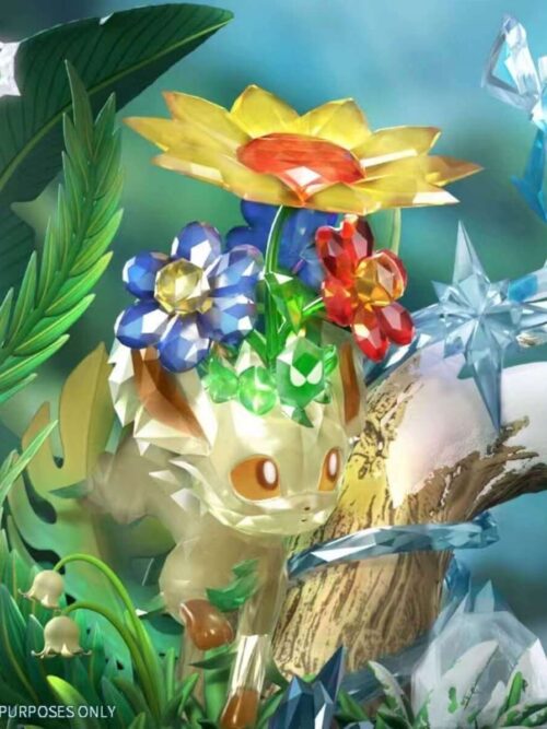 Terastal Forest of Eevee Frosted Blossom Dream GK Resin Statue