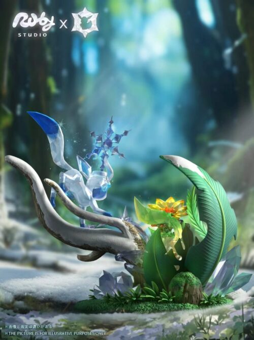 Terastal Forest of Eevee Frosted Blossom Dream GK Resin Statue
