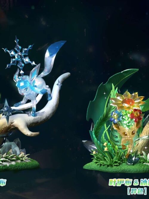 Terastal Forest of Eevee Frosted Blossom Dream GK Resin Statue