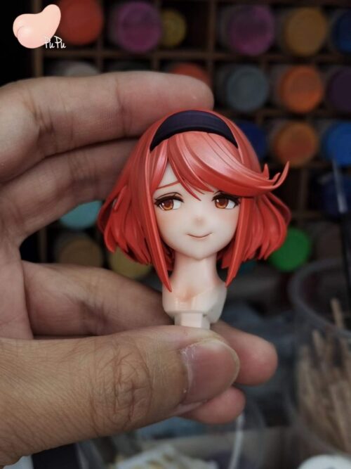 Yoga Girl Flame GK Resin Statue