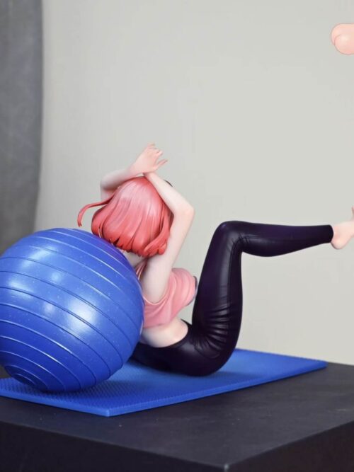 Yoga Girl Flame GK Resin Statue