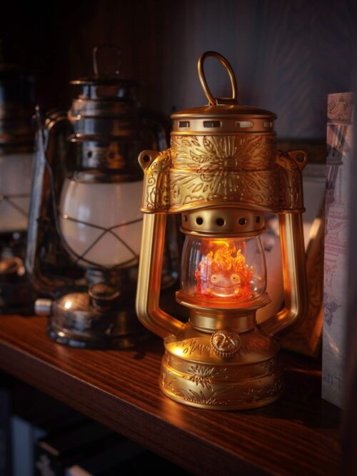 Calcifer in Kerosene Lantern GK Resin Statue
