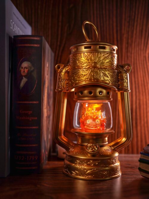 Calcifer in Kerosene Lantern GK Resin Statue
