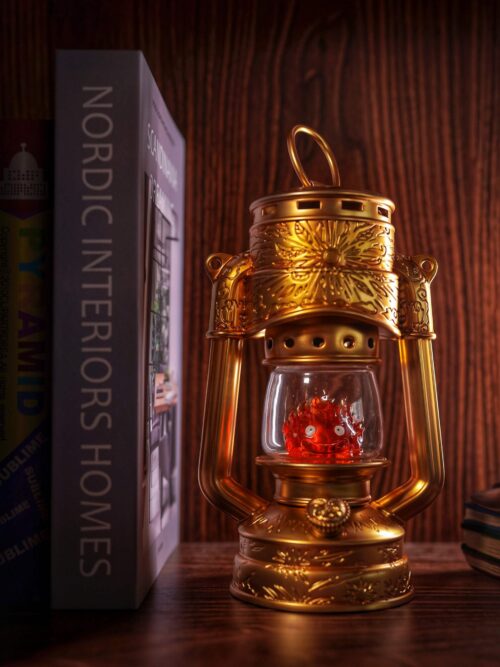 Calcifer in Kerosene Lantern GK Resin Statue