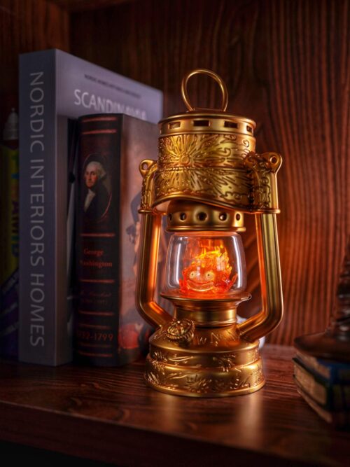 Calcifer in Kerosene Lantern GK Resin Statue
