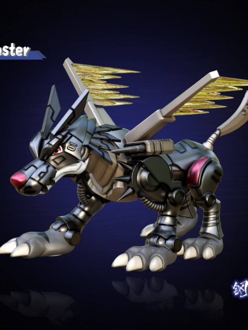 Metal Garurumon GK Resin Statue