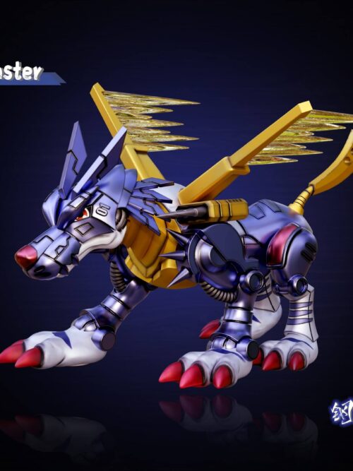 Metal Garurumon GK Resin Statue