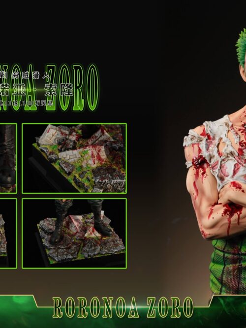Roronoa Zoro Battle-Damaged GK Resin Statue