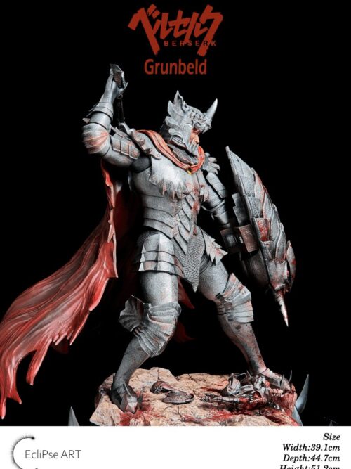 Fire-Dragon Knight Grunbeld GK Resin Statue