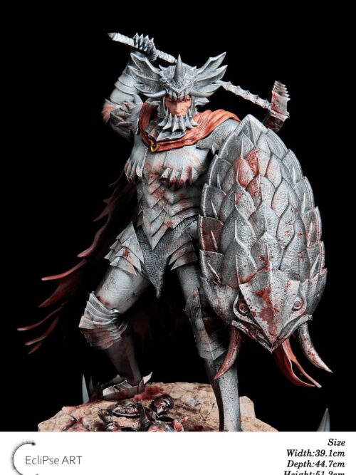 Fire-Dragon Knight Grunbeld GK Resin Statue