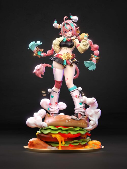 Varesa Burger Fantasy GK Resin Statue