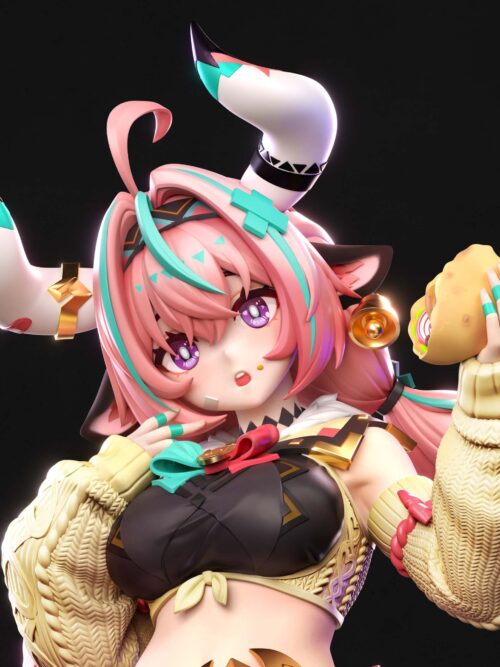 Varesa Burger Fantasy GK Resin Statue