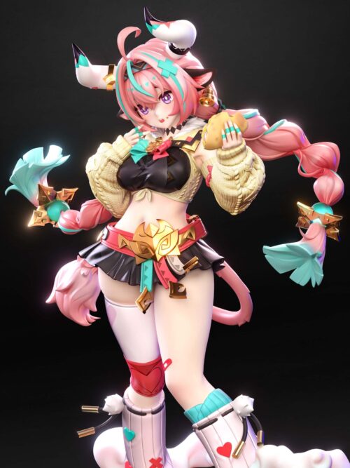 Varesa Burger Fantasy GK Resin Statue