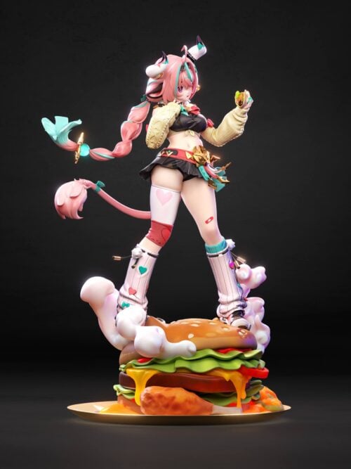 Varesa Burger Fantasy GK Resin Statue