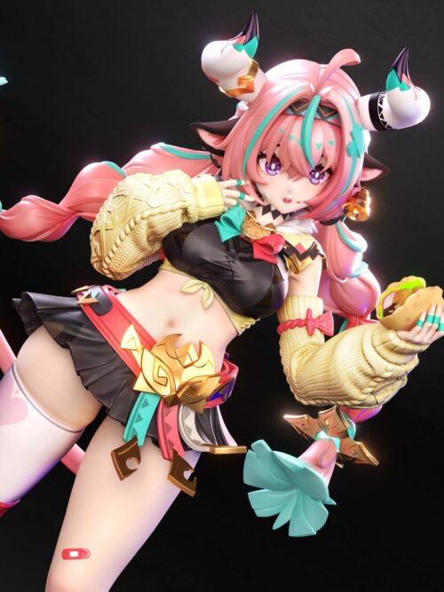 Varesa Burger Fantasy GK Resin Statue