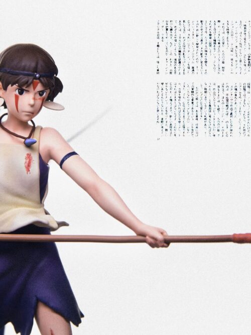 Hayao Miyazaki Princess Mononoke GK Resin Statue