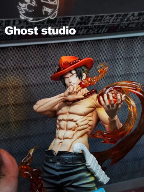 Whitebeard Pirates Resonance Series #2 Fire Fist Ace GK Resin Statue