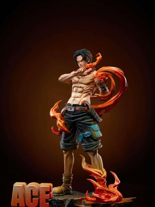 Whitebeard Pirates Resonance Series #2 Fire Fist Ace GK Resin Statue