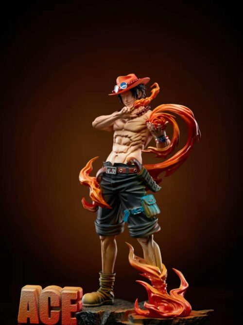 Whitebeard Pirates Resonance Series #2 Fire Fist Ace GK Resin Statue