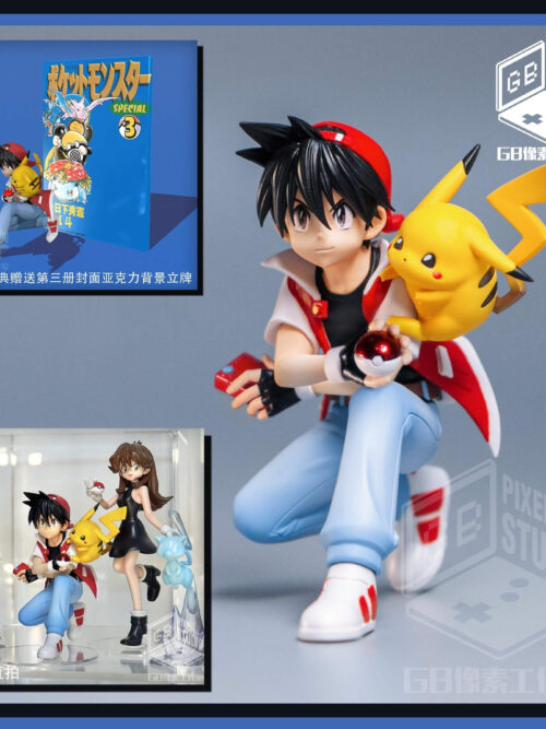 Classic Restoration Series Vol. 1: Red & Pikachu GK Resin Statue
