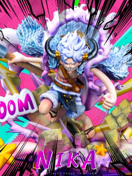 Boom Biu Nika Luffy GK Resin Statue